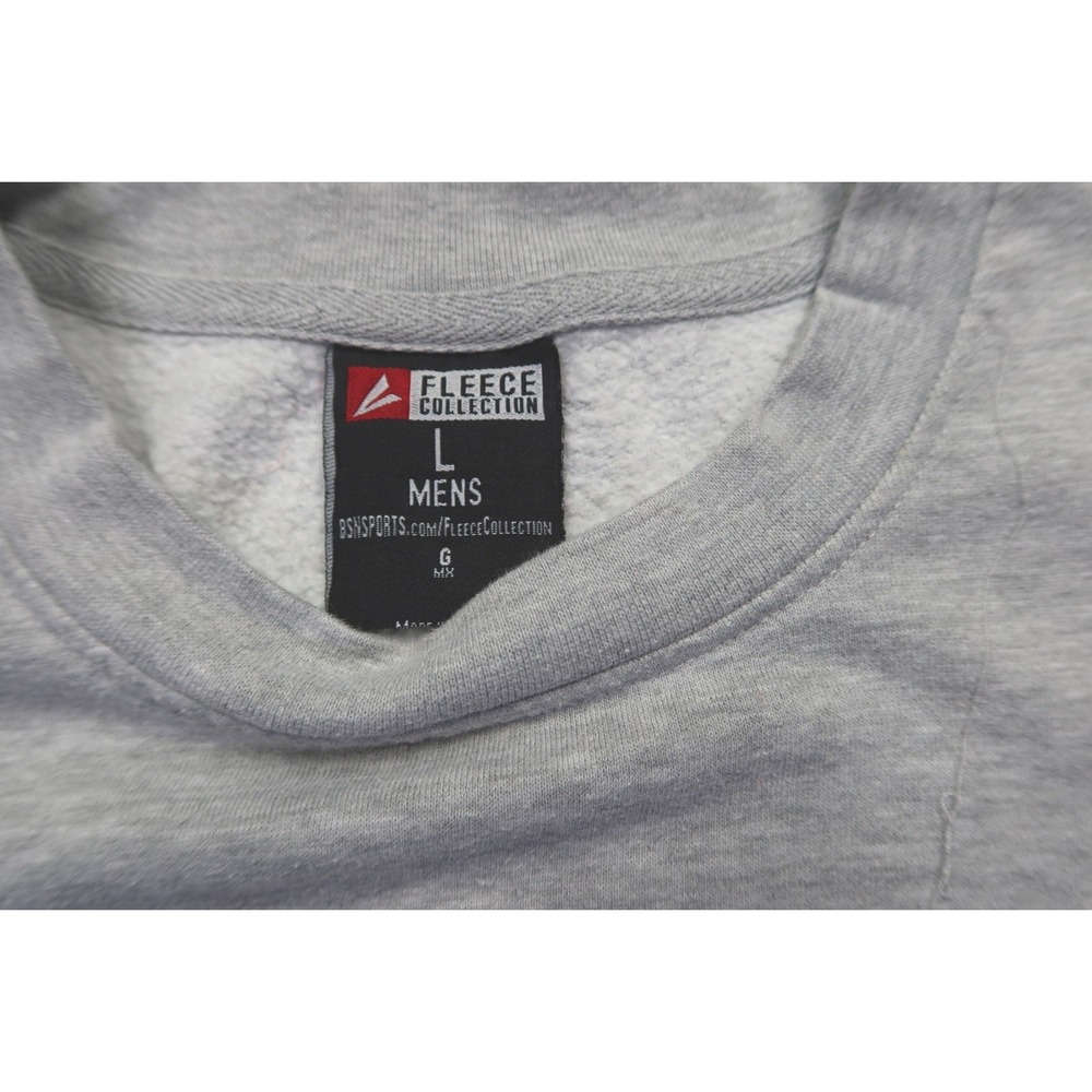 Carnegie Mellon Tartans Football Sweatshirt Men's L Grey Crewneck Side Pockets - Picture 4 of 8